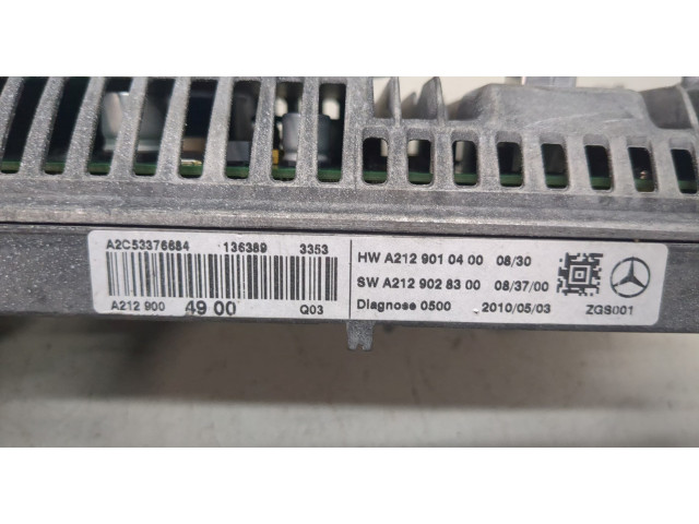 Дисплей бортового компьютера  Mercedes E W212 2009-2016 A2129010400       