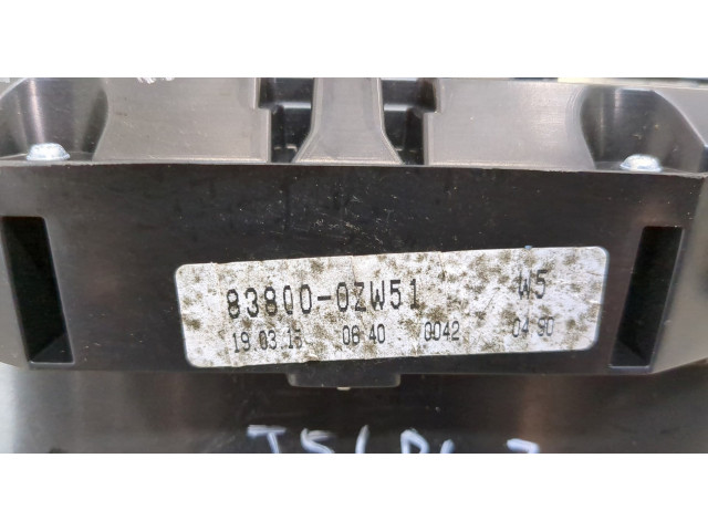 Панель приборов Toyota Auris E18 2012- 838000ZW51