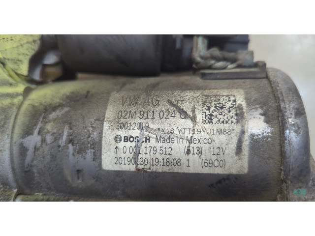 Стартер  Volkswagen Tiguan 2016-2021   02M911024Q   