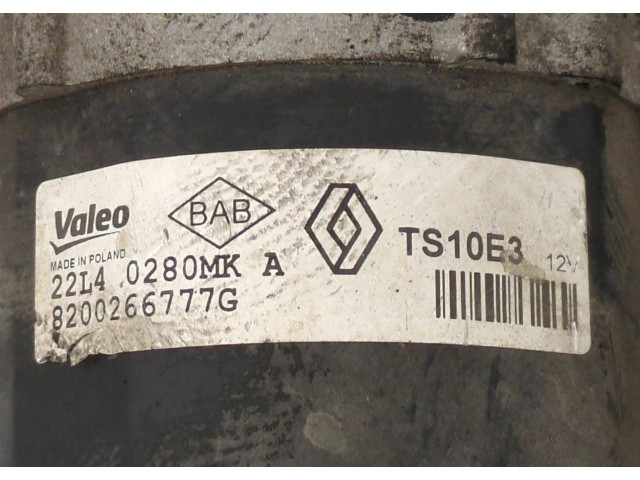 Стартер  Dacia Duster 2010-2017 1.6  8200266777G   