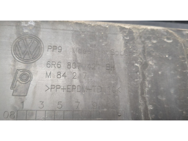 Бампер Volkswagen Polo 2009-2014 задний 6R6807421BH