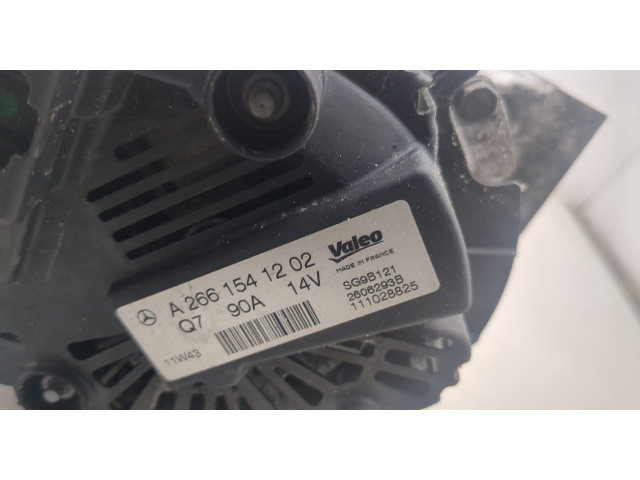 Генератор  Mercedes A W169 2004-2012       A2661540802, A2661541202    