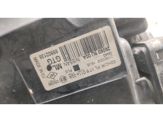Фара передняя  Nissan Note E11 2005-2013 левая 