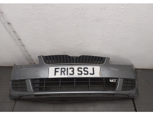 Бампер  Skoda Fabia 2007-2014 передний   