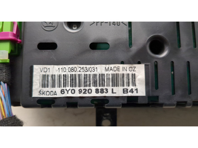 Панель приборов Skoda Fabia 1999-2007