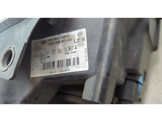 Фара передняя  Volkswagen Golf 6 2009-2012 левая 