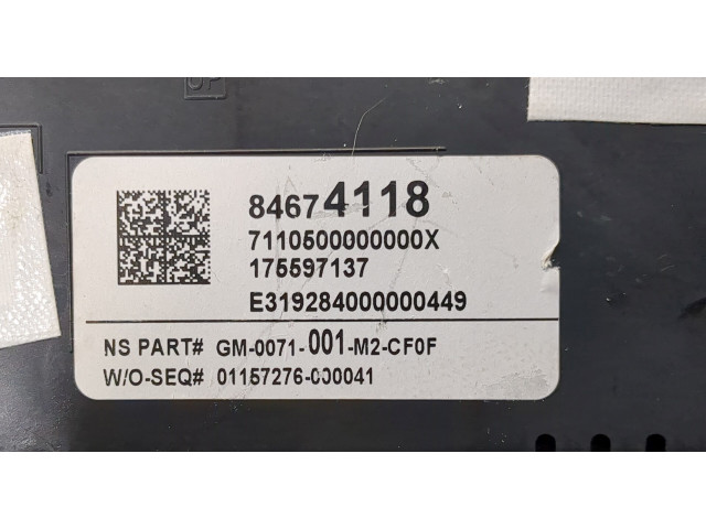 Панель приборов GMC Terrain 2017- 84674118