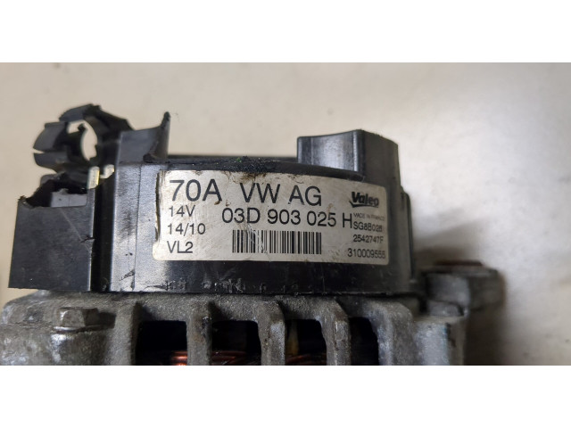 Генератор Skoda Fabia 2010-2014 1.2 бензин