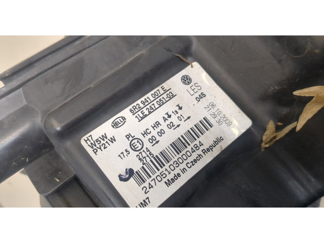 Фара передняя Volkswagen Polo 2009-2014 левая