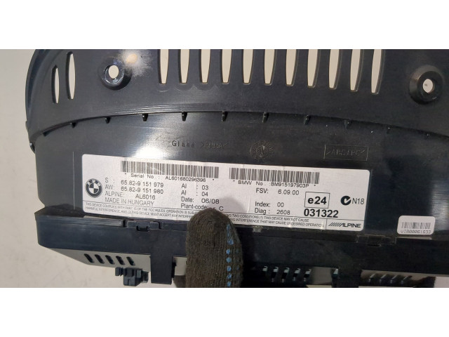 Дисплей бортового компьютера BMW 3 E90, E91, E92, E93 2005-2012 65829151979