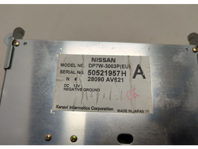 Дисплей бортового компьютера Nissan Primera P12 2002-2008 28090AV621