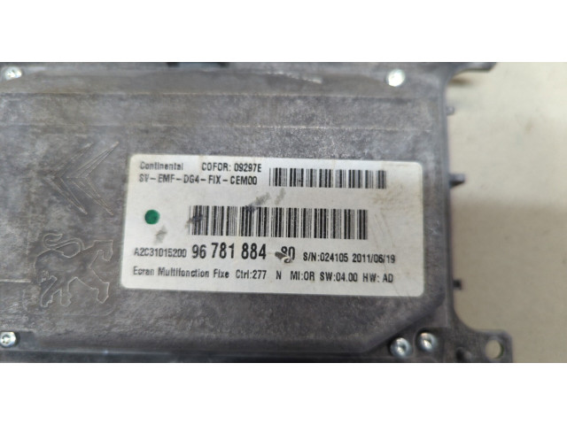 Дисплей бортового компьютера  Peugeot 508 2010-2014        