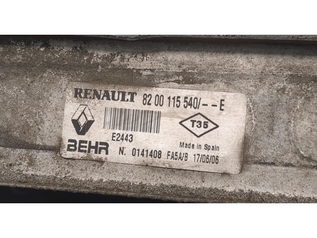 Интеркулер Renault Scenic 2003-2009 1.9 8200115540