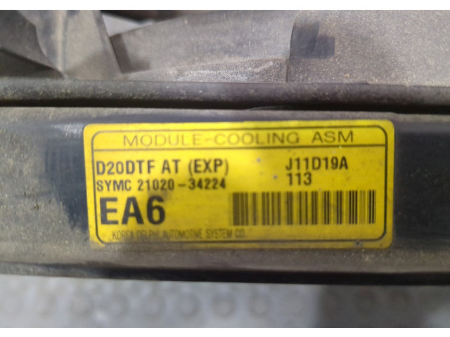 Вентилятор радиатора SsangYong Korando 2010- 2.0 дизель