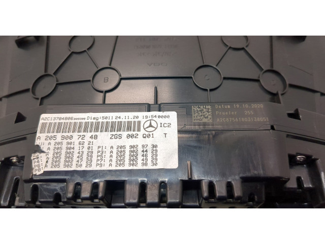 Панель приборов  Mercedes GLC X253 2015-2022            