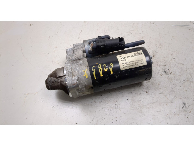 Стартер  Mercedes C W205 2014-2018 2.1  A6519064300, 0001139085   