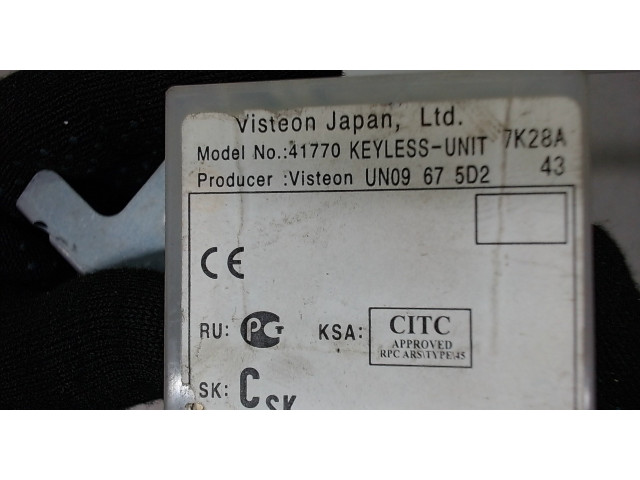 Блок комфорта  Ford Ranger 2006-2012      UN09675D2   