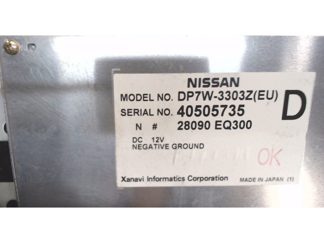 Дисплей бортового компьютера Nissan X-Trail (T30) 2001-2006 28090EQ300