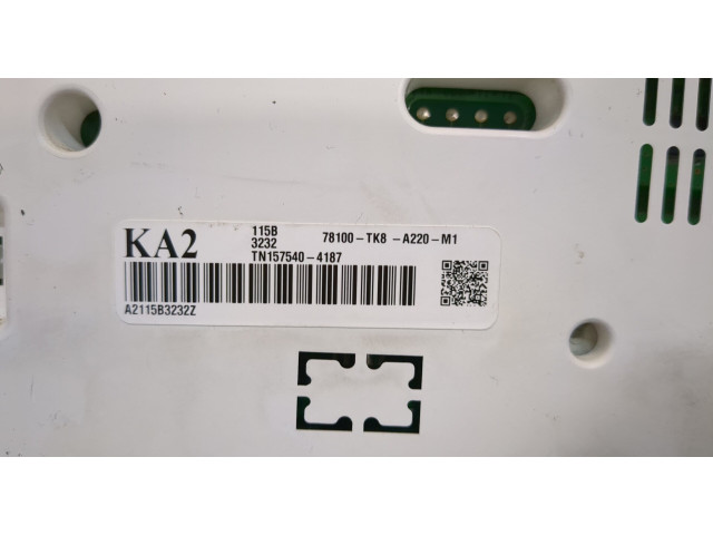 Панель приборов Honda Odyssey USA 2010-2017 78100TK8