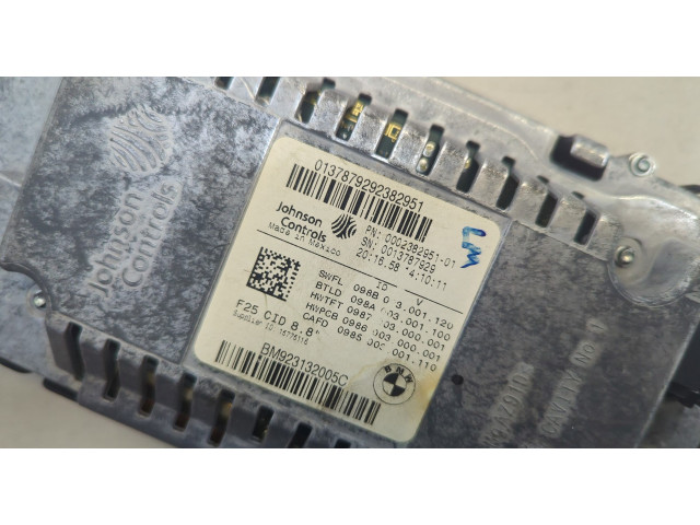 Дисплей бортового компьютера BMW X3 F25 2010-2017 65509289584, 9289584