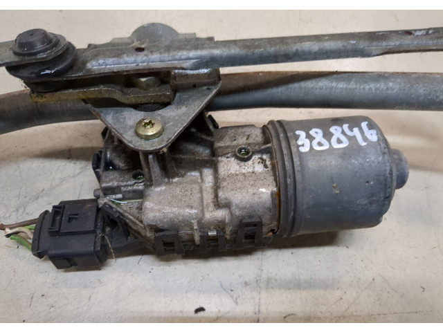 Двигатель стеклоочистителя (моторчик дворников) передний  Volkswagen Polo 2001-2005      