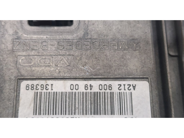 Дисплей бортового компьютера  Mercedes E W212 2009-2016 A2129010400       