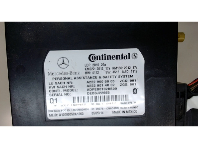 Блок комфорта  Mercedes E W212 2013-2016      A2229006003    