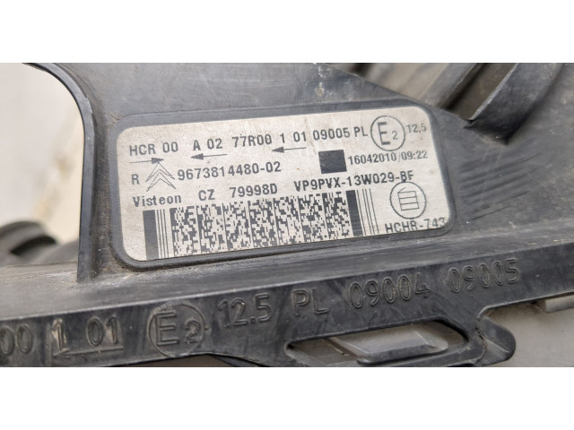 Фара передняя Citroen C3 2009-2016 правая