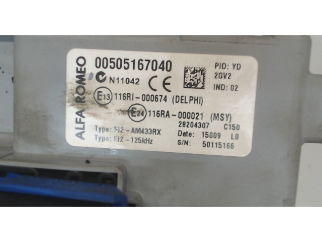 Блок BSI  Alfa Romeo MiTo 2008-2013      00505167040     1.4