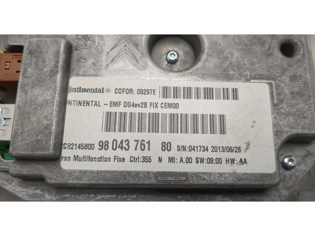 Дисплей бортового компьютера  Peugeot 508 2010-2018 9804376180       