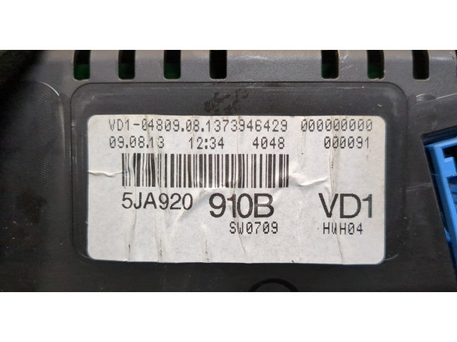 Панель приборов  Skoda Rapid       5JA920910B     