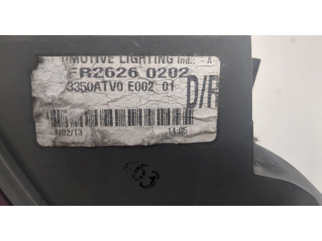 Задний фонарь Honda Civic 2012-2016