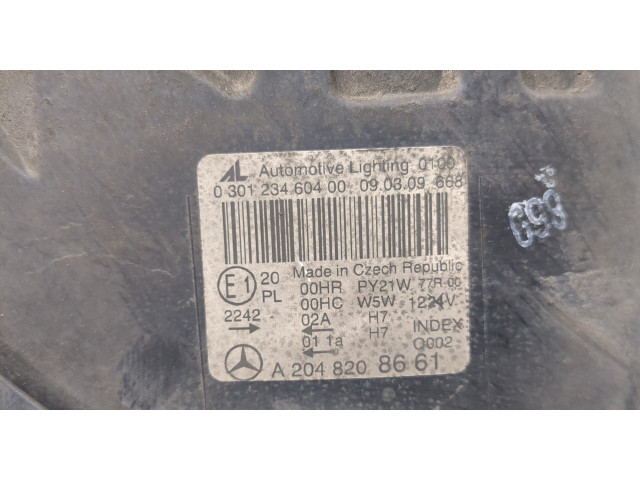 Фара передняя  Mercedes C W204 2007-2013 правая 