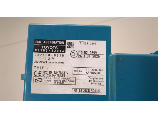 Блок комфорта  Toyota Yaris 2005-2011      8930052013  