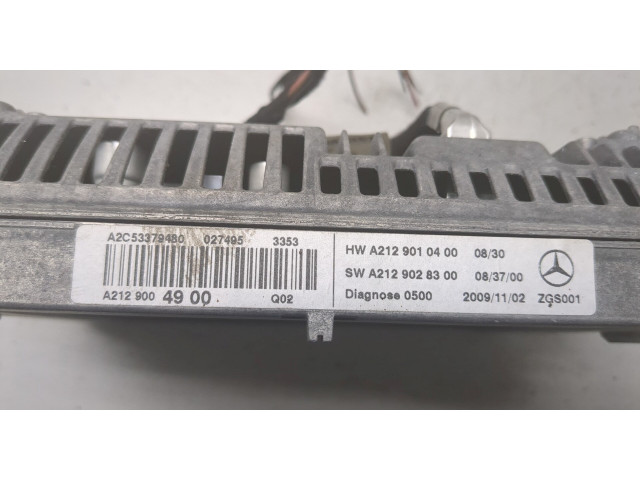 Дисплей бортового компьютера Mercedes E W212 2009-2013