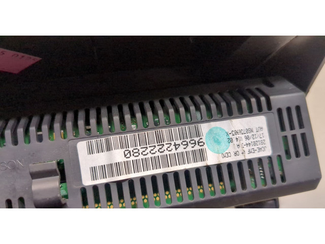 Дисплей бортового компьютера  Peugeot 307 2001-2008 9664222280       
