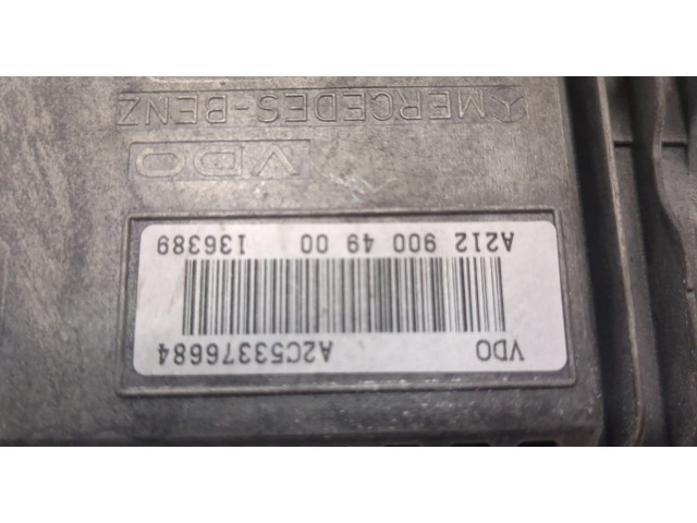 Дисплей бортового компьютера  Mercedes E W212 2009-2016 A2129010400       