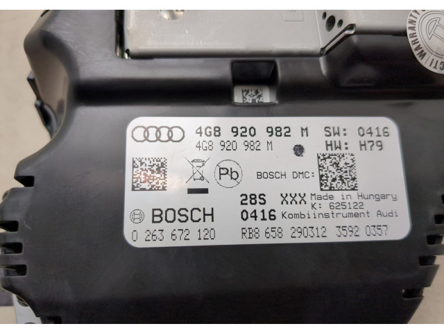 Панель приборов Audi A7 2010-2018 4G8920982M