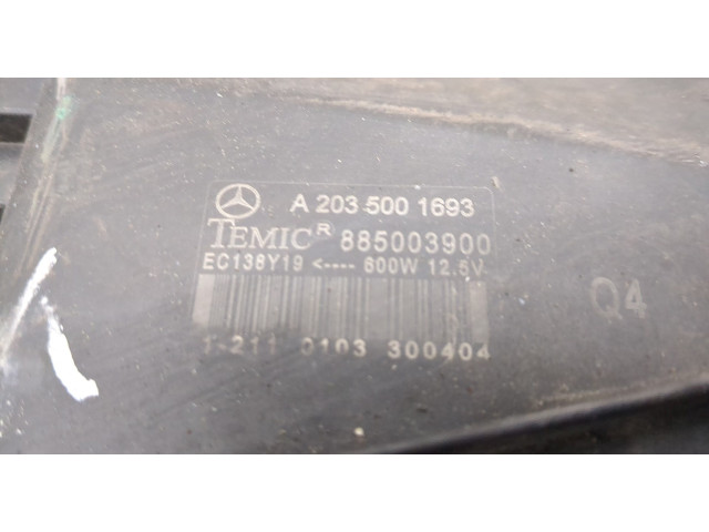 Вентилятор радиатора  Mercedes C W203 2000-2008           