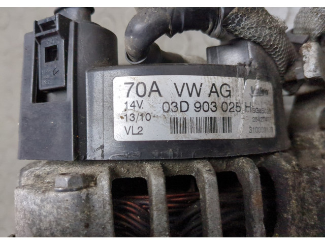 Генератор  Skoda Fabia 2007-2014       03D903025H, 03D903025HX    