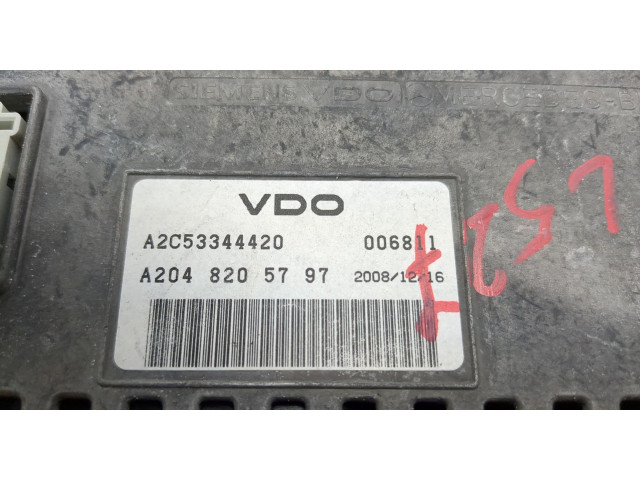 Дисплей мультимедиа  Mercedes GLK X204 2008-2015 A2048205797       