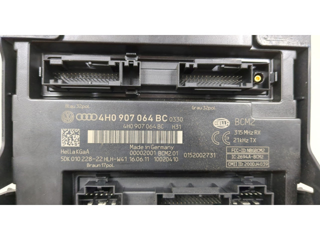 Блок комфорта Audi A7 2010-2018 4H0907064BC
