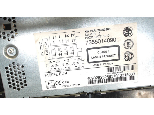 Магнитола Fiat Punto Evo 2009-2012