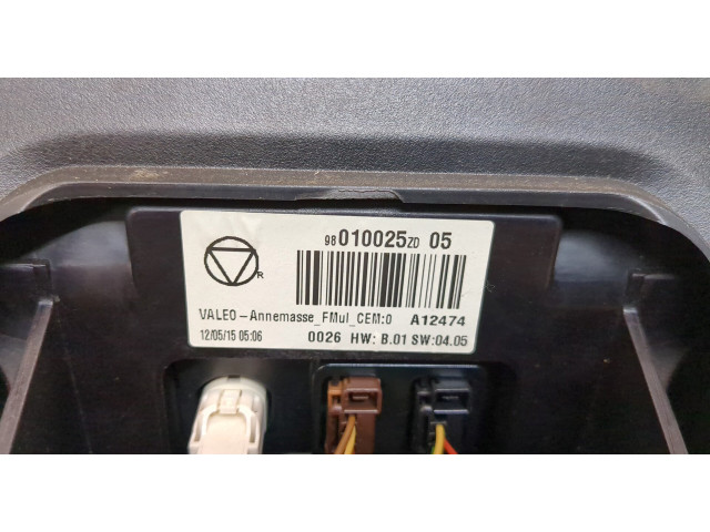 Дисплей бортового компьютера Citroen C4 Cactus 98010025zd