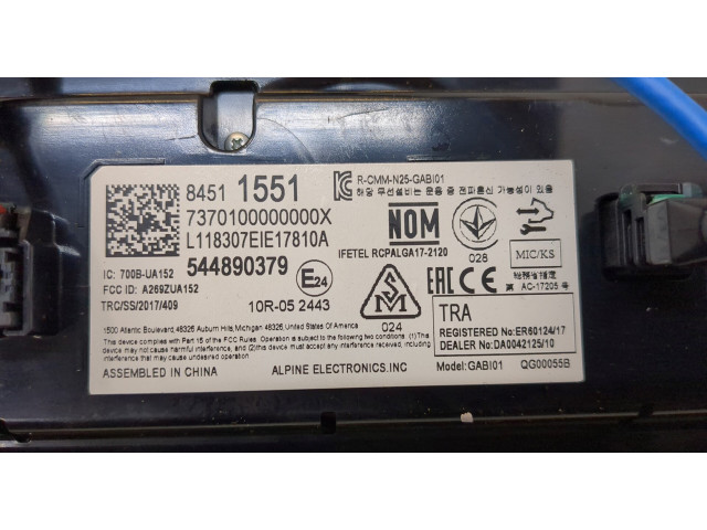 Дисплей бортового компьютера Cadillac XT4 84511551