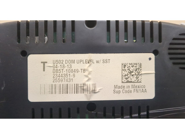 Панель приборов  Ford Explorer 2010-2015       db5t10849tb     