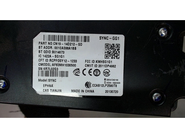 Блок комфорта  Ford EcoSport 2012-2016      CN1914D212GD   