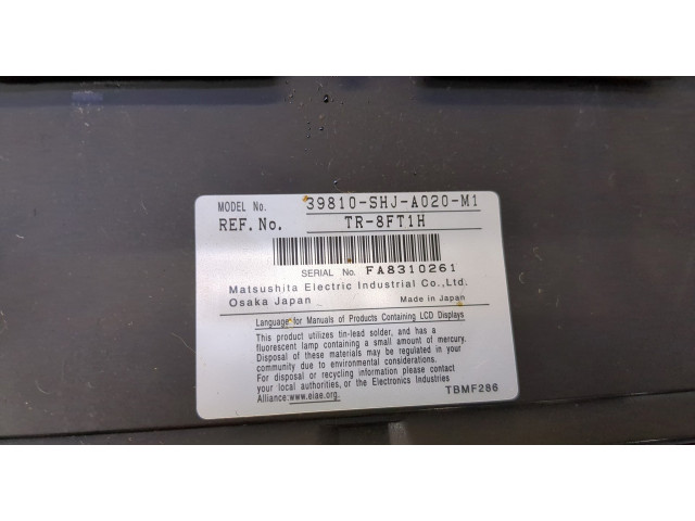 Дисплей мультимедиа Honda Odyssey 2004-2008 39810SHJA020M1