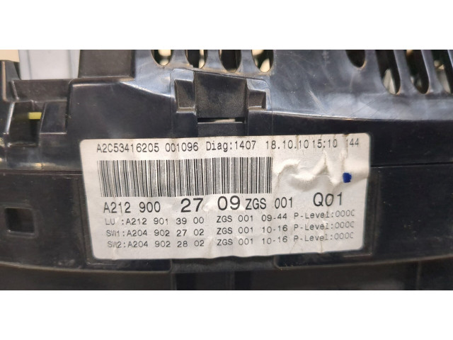 Панель приборов  Mercedes E W212 2009-2013       A2129002709, A2129001210     2.1  Дизель