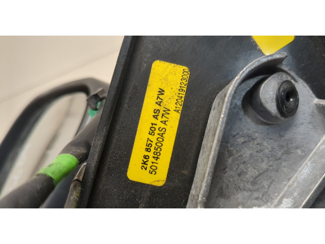 Зеркало боковое Volkswagen Caddy 2004-2015 левое 2K6857507AA, 7H2857521N, 7E2857527A